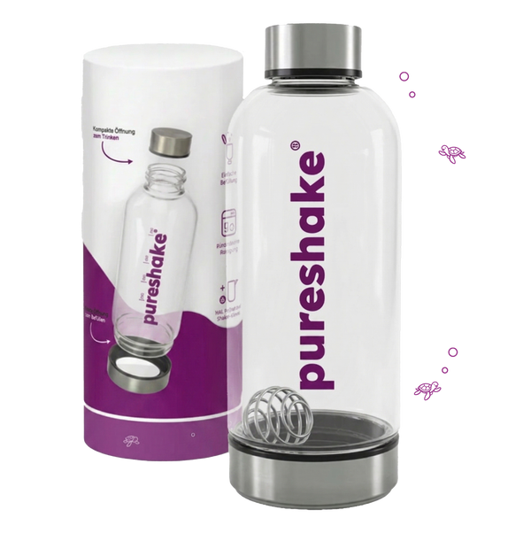 pureshake® GLASSHAKER | 650ml | Purple-Special-Edition