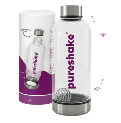 pureshake® GLASSHAKER | 650ml | Purple-Special-Edition