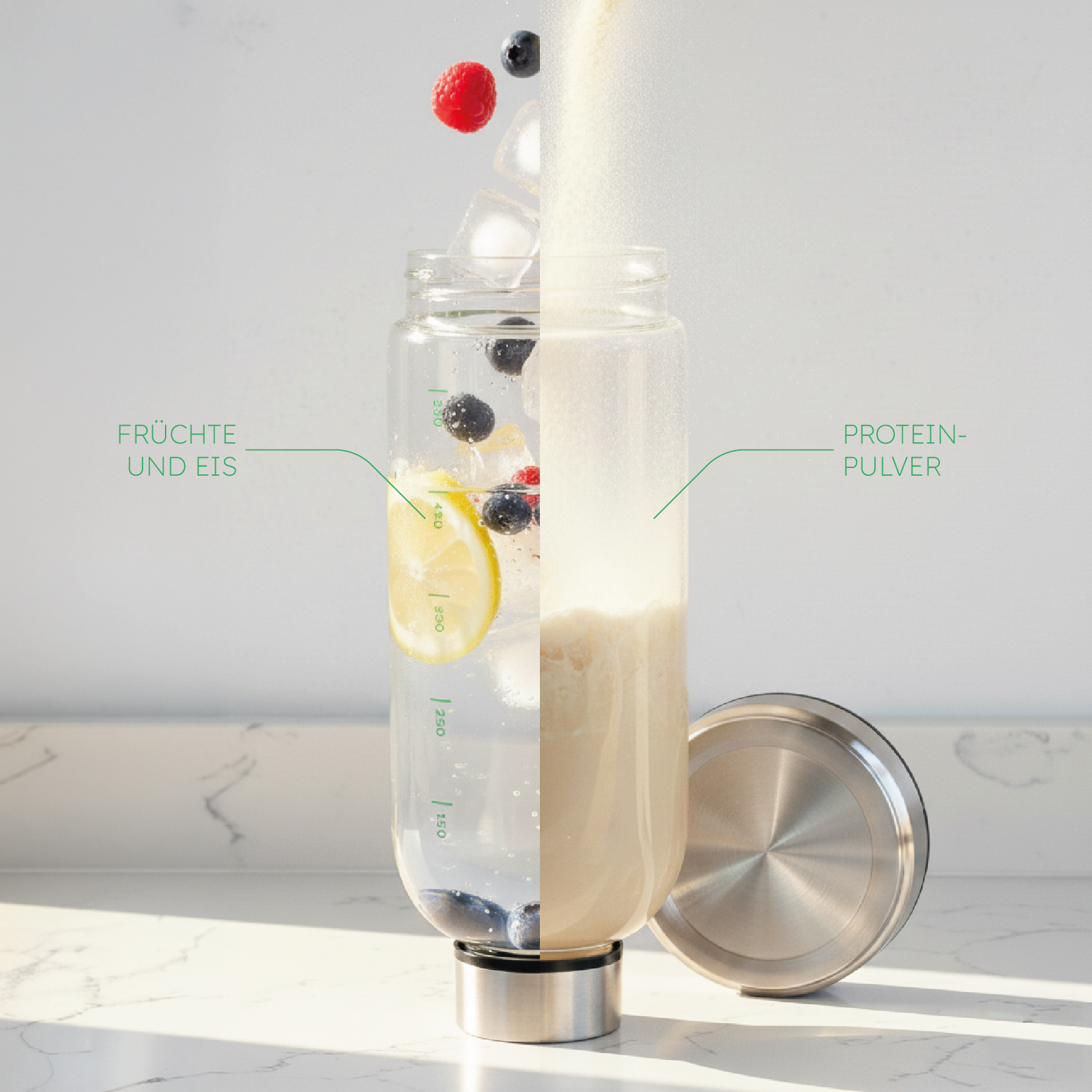 pureshake® FULL-SET | STORAGE + GLASSHAKER