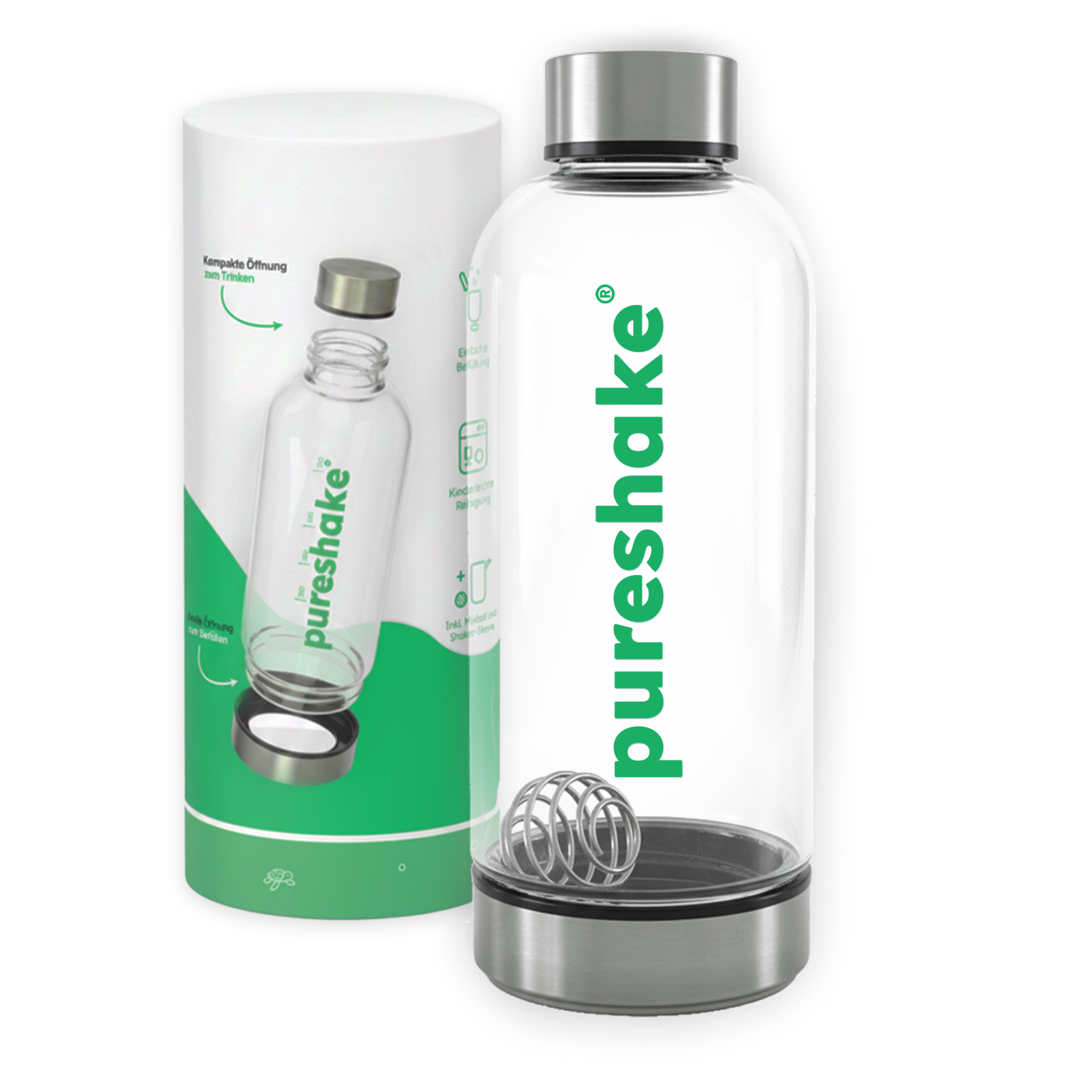 pureshake® GLASSHAKER | 650ml