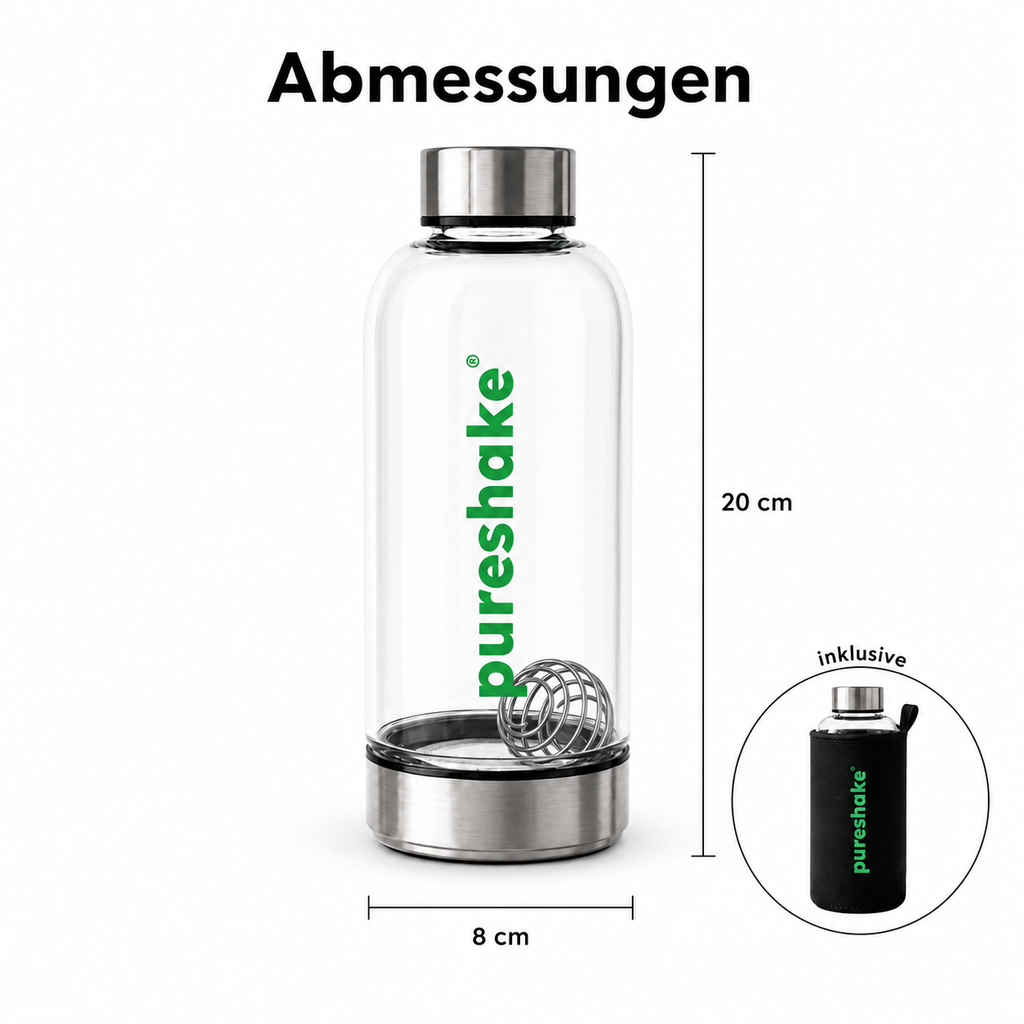 pureshake® GLASSHAKER | 650ml