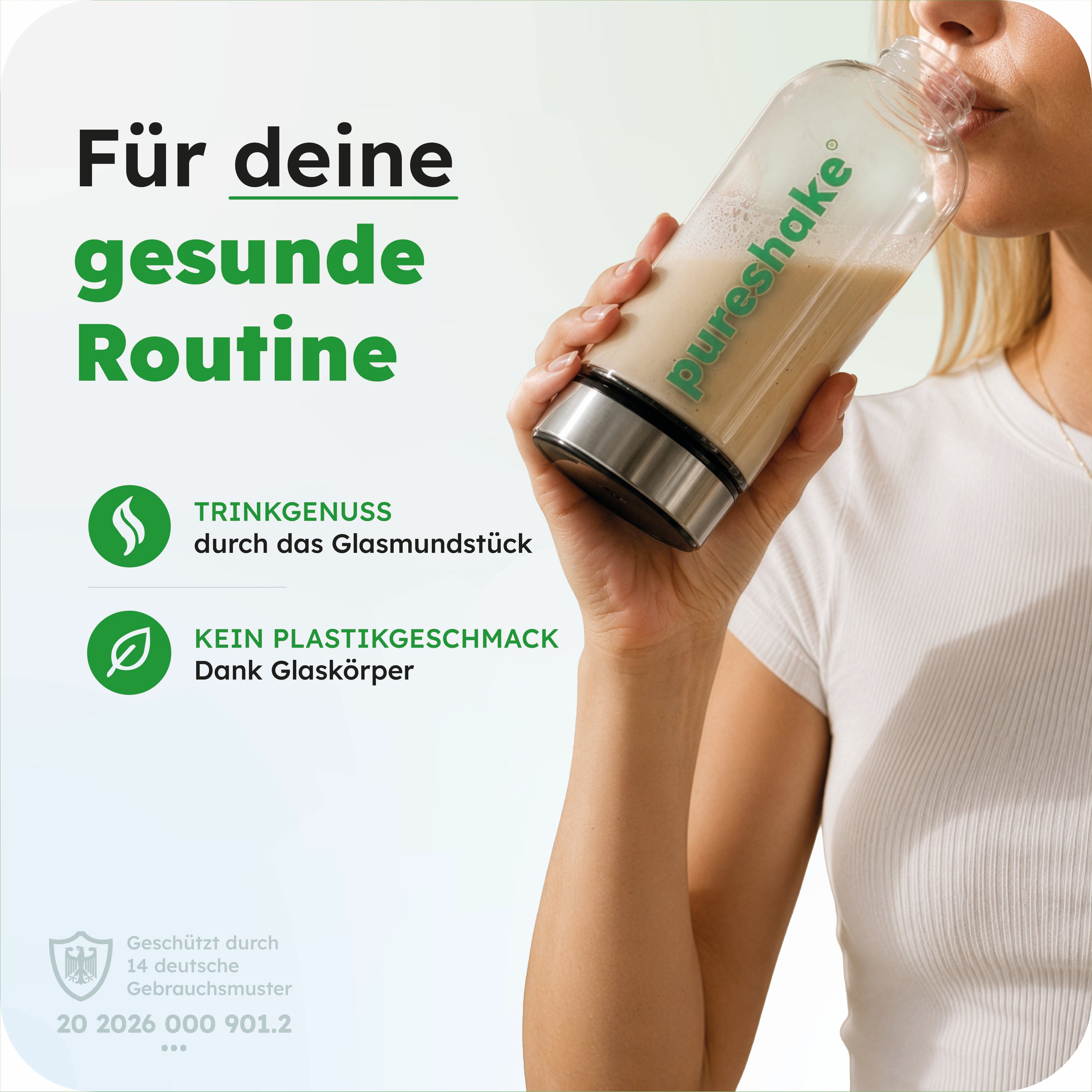 pureshake® GLASSHAKER | 650ml