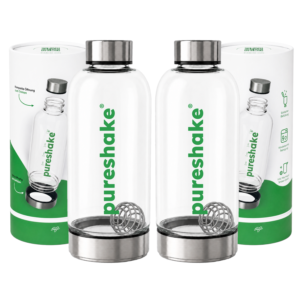 2er Set pureshake® GLASSHAKER | 650ml