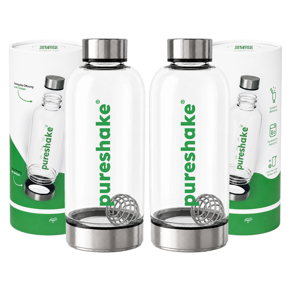 pureshake® 2er-Set-GLASSHAKER