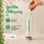pureshake® Family-Set • easyClean | 4 x 650ml Glasflasche