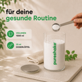pureshake® STORAGE | GLASSDOSE + EDELSTAHLDOSIERLÖFFEL