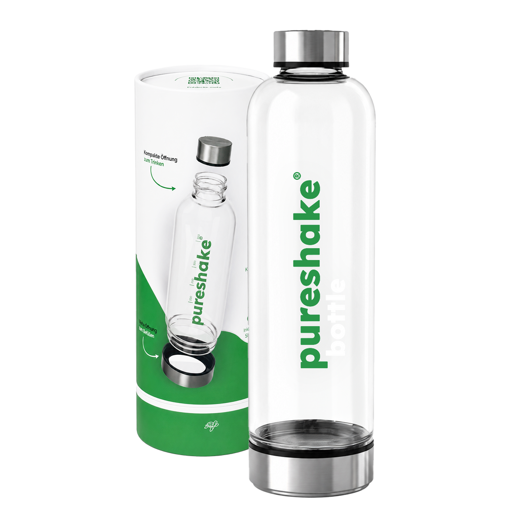 pureshake® GLASFLASCHE • easyClean | 1000ml