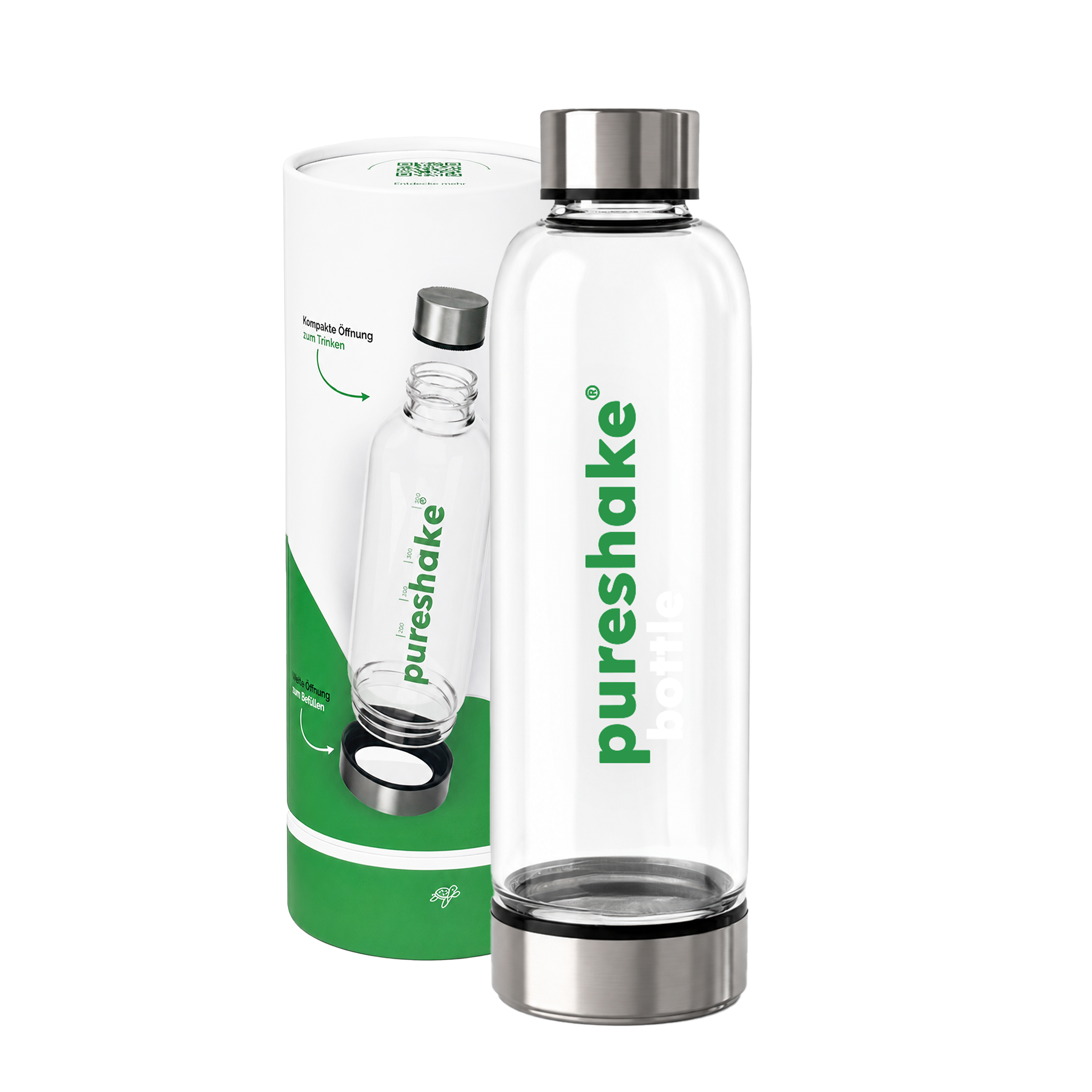 pureshake® GLASFLASCHE • easyClean | 650ml
