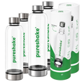 pureshake® Family-Set • easyClean | 4 x 650ml Glasflasche