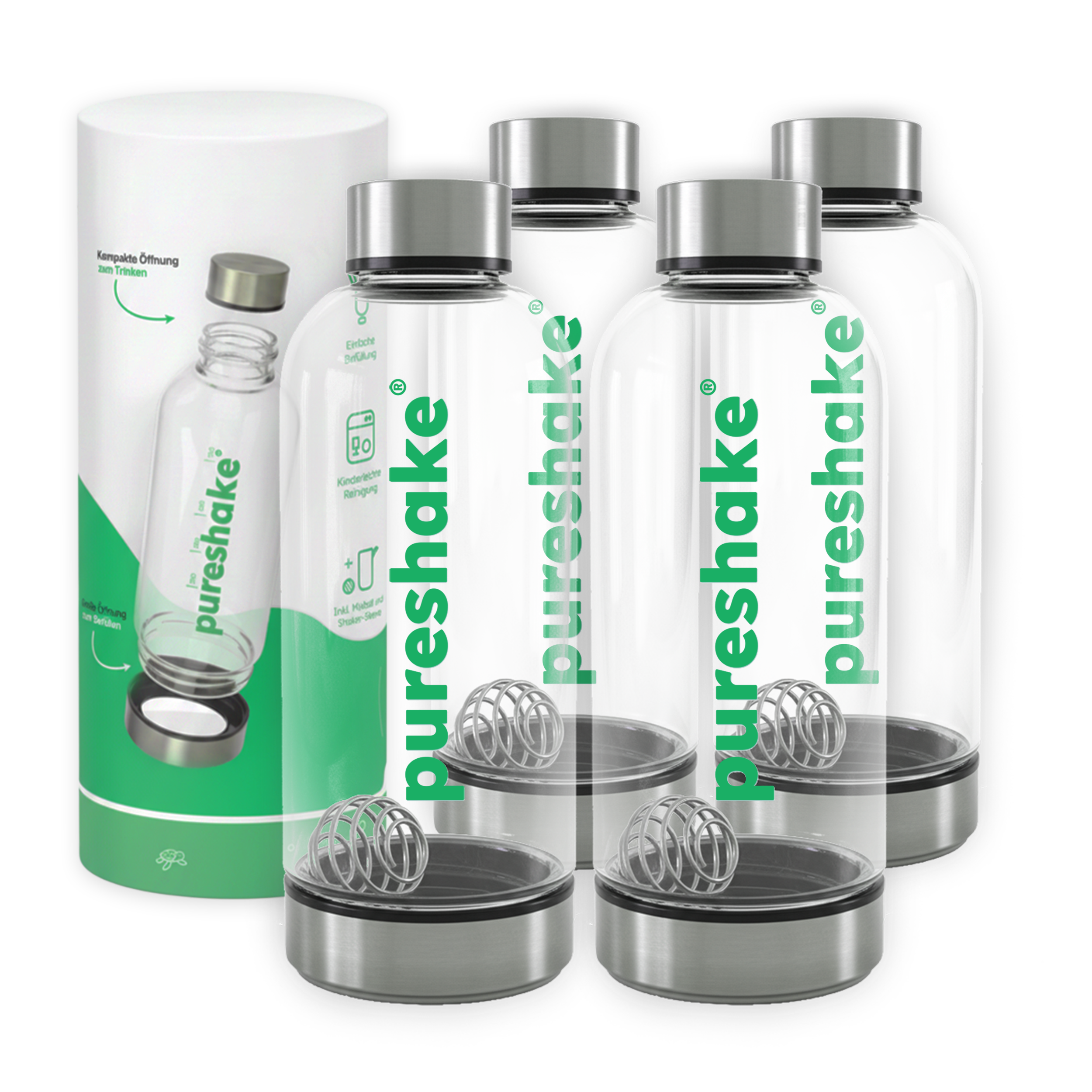 Family Set pureshake® GLASSHAKER | 650ml